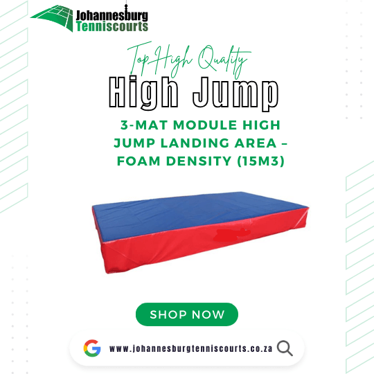 3-Mat Module High Jump Landing Area – Foam Density (15m3)