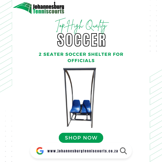 2 Seater Soccer Shelter for Officials