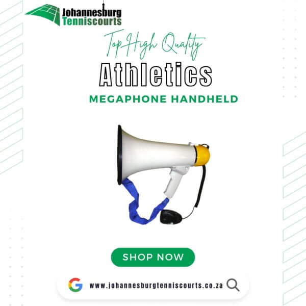 Megaphone Handheld JOHANNESBURG TENNIS COURTS